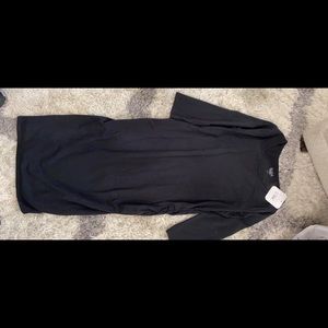New black maternity dress